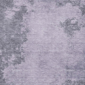 HomeRoots 9' x 12' Abstract Purple and Gray Area Rug – Washable, Non-Slip, UV Protected for Family Spaces! 707580
