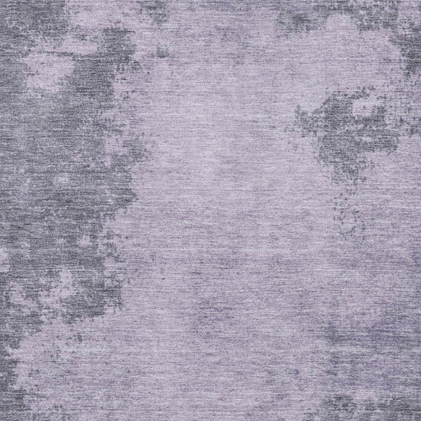 HomeRoots 9' x 12' Abstract Purple and Gray Area Rug – Washable, Non-Slip, UV Protected for Family Spaces! 707580