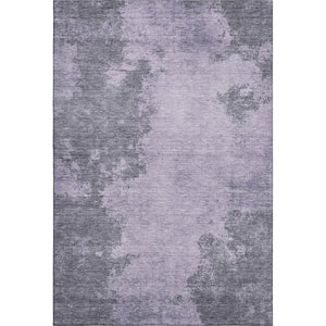 HomeRoots 10' X 14' Purple & Gray Abstract Washable Area Rug – Stylish, Durable, UV-Protected & Easy to Clean 707581