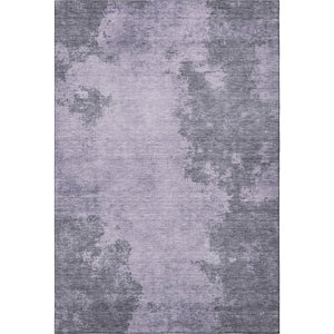 HomeRoots 10' X 14' Purple & Gray Abstract Washable Area Rug – Stylish, Durable, UV-Protected & Easy to Clean 707581