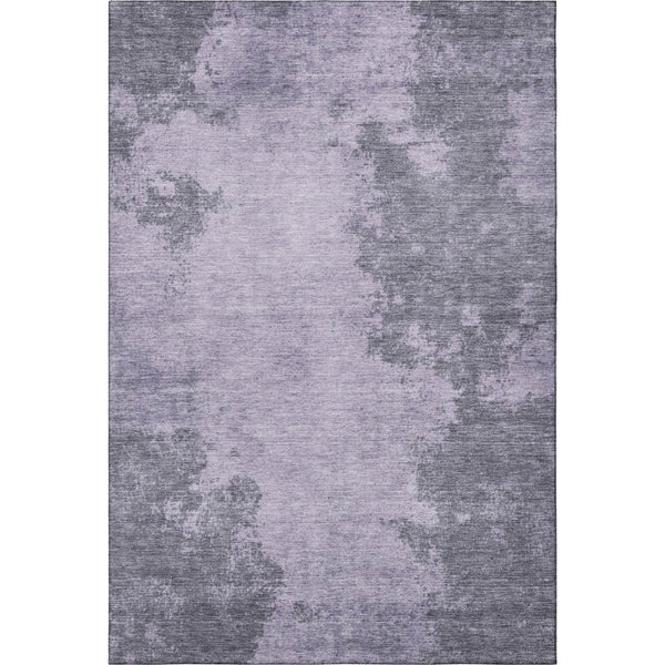 HomeRoots 10' X 14' Purple & Gray Abstract Washable Area Rug – Stylish, Durable, UV-Protected & Easy to Clean 707581