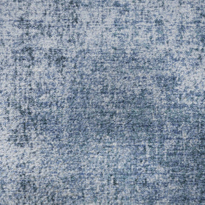 HomeRoots 8' X 10' Washable Blue & Sky Blue Abstract Area Rug with UV Protection, Stain Resistance & Durability 707597