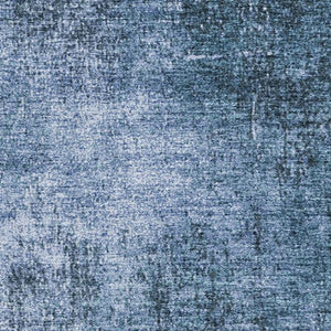 HomeRoots 9' X 12' Blue & Sky Blue Abstract Area Rug - Washable, UV Protected, Durable, Non-Slip Design 707598