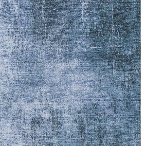 HomeRoots 9' X 12' Blue & Sky Blue Abstract Area Rug - Washable, UV Protected, Durable, Non-Slip Design 707598