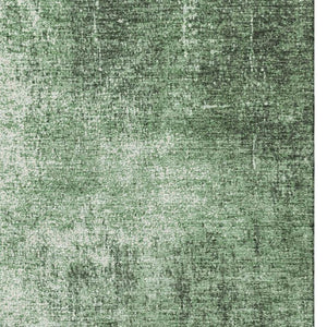 HomeRoots 10' X 14' Modern Green & Gray Abstract Area Rug - Washable, UV Protected, Durable for Daily Use 707605