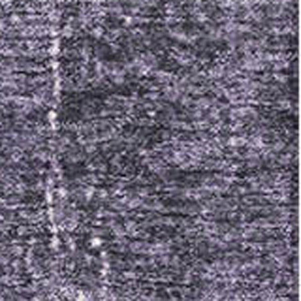 HomeRoots 8' Lavender and Gray Abstract Washable Round Rug - Durable, UV Protected, Ideal for Busy Homes! 707608