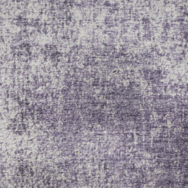 HomeRoots 10' X 14' Contemporary Lavender & Gray Washable Area Rug - Stain Resistant & UV Protected Design 707611