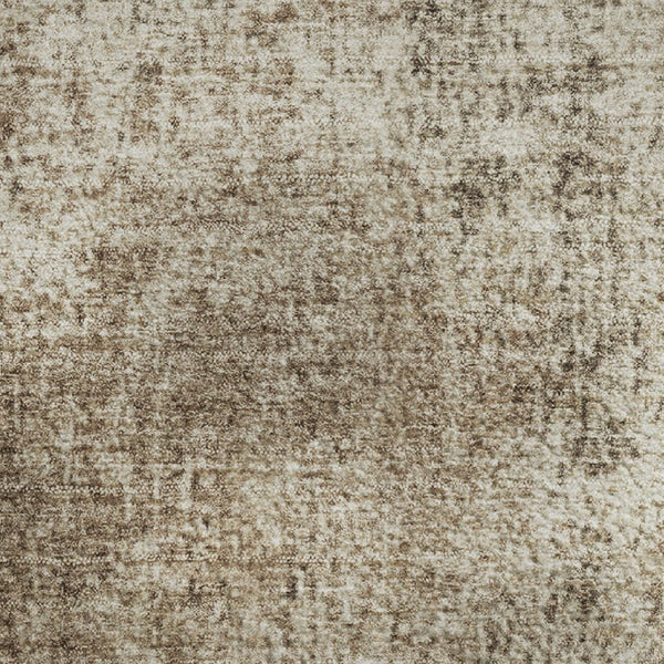 HomeRoots 5' X 8' Taupe And Beige Abstract Area Rug - Washable, UV-Protected, Perfect for Busy Homes! 707613