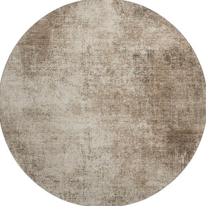 HomeRoots 8' X 10' Abstract Washable Area Rug in Taupe & Beige - UV Protected, Durable & Easy Care for Homes 707615