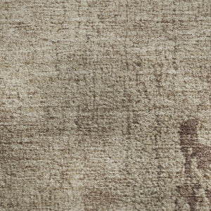 HomeRoots 9' X 12' Chocolate & Beige Abstract Area Rug - Washable, UV Protected, Durable for High-Traffic Areas 707622