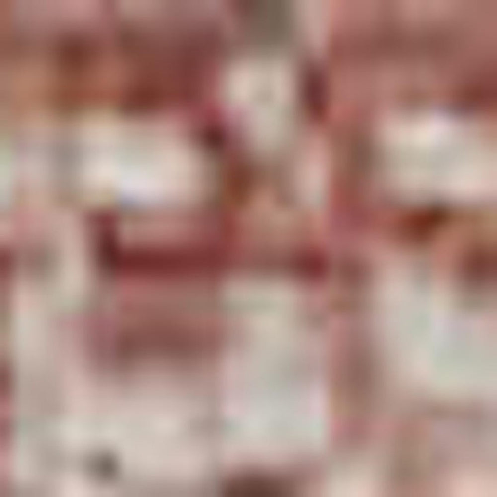 HomeRoots 5' X 8' Coral and Burgundy Abstract Area Rug – Washable, UV-Protected, Durable for Modern Living Spaces 707625