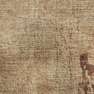 HomeRoots 9' X 12' Modern Rust & Copper Abstract Washable Area Rug with UV Protection for Stylish Spaces 707640