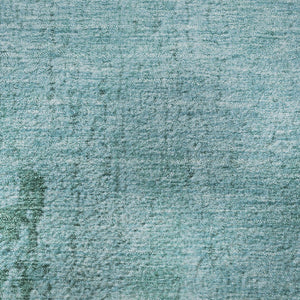 HomeRoots 10' X 14' Teal and Gray Abstract Area Rug - Washable, UV Protected, Modern Design for High Traffic Spaces 707647
