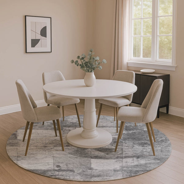HomeRoots 8' X 10' Stylish Gray & Silver Geometric Area Rug - Washable, UV Protected & Perfect for High Traffic! 707663