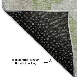 HomeRoots 8' X 10' Vibrant Geometric Washable Area Rug with UV Protection - Durable, Pet-Friendly Decor 707687