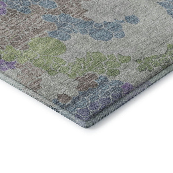 HomeRoots 8' X 10' Vibrant Geometric Washable Area Rug with UV Protection - Durable, Pet-Friendly Decor 707687