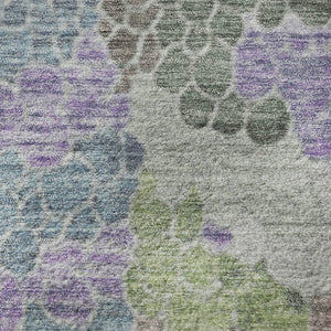 HomeRoots 8' X 10' Vibrant Geometric Washable Area Rug with UV Protection - Durable, Pet-Friendly Decor 707687