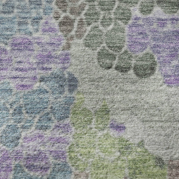 HomeRoots 8' X 10' Vibrant Geometric Washable Area Rug with UV Protection - Durable, Pet-Friendly Decor 707687