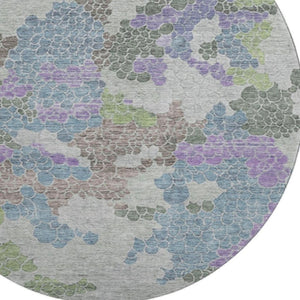 HomeRoots 8' X 10' Vibrant Geometric Washable Area Rug with UV Protection - Durable, Pet-Friendly Decor 707687