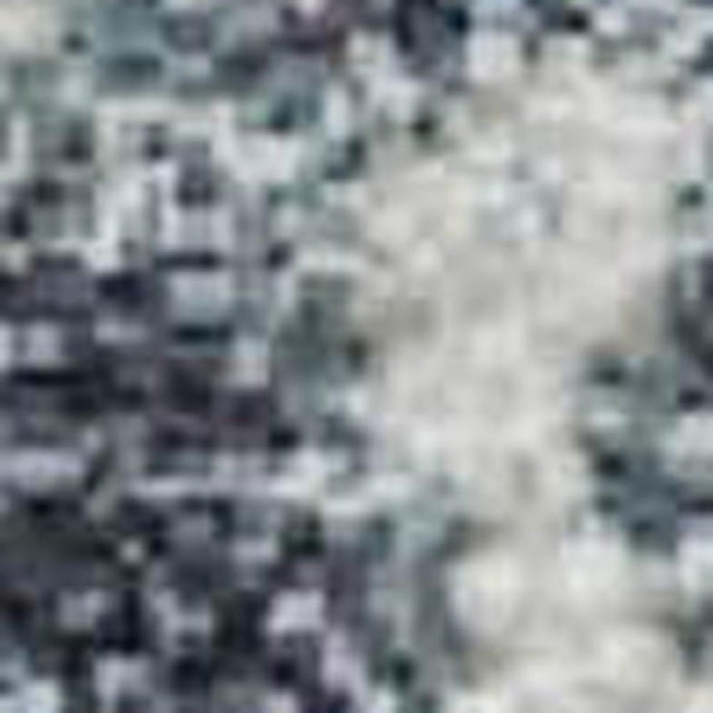 HomeRoots 5' X 8' Washable Teal Green and Ivory Striped Area Rug with UV Protection for High-Traffic Homes 707799