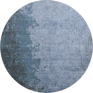 HomeRoots 8' X 10' Modern Abstract Blue & Gray Washable Area Rug with UV Protection for Stylish Homes 707843