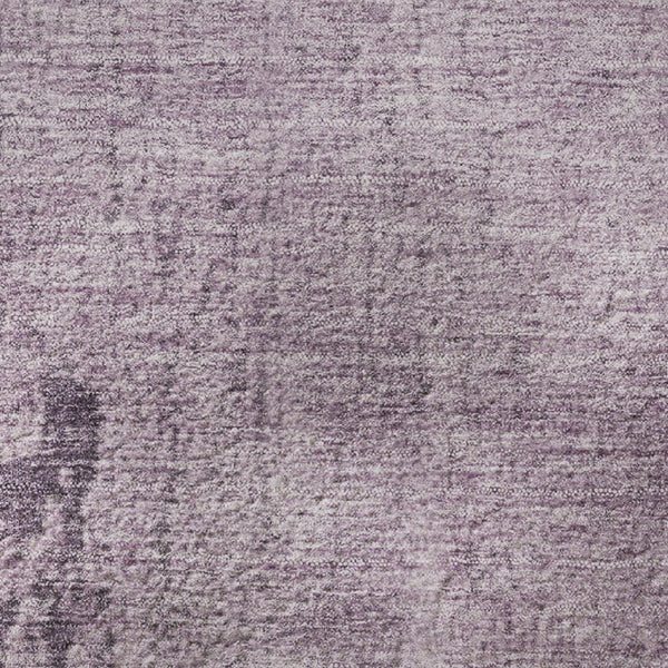 HomeRoots 5' X 8' Lavender & Gray Abstract Washable Area Rug with UV Protection for Stylish, Durable Living Spaces 707847