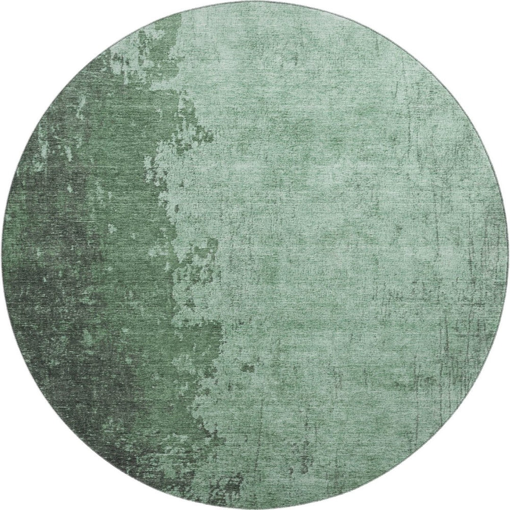 HomeRoots 8' X 10' Abstract Pale Aqua and Gray Area Rug - Washable, UV-Protected, Durable for Home & Patio 707855