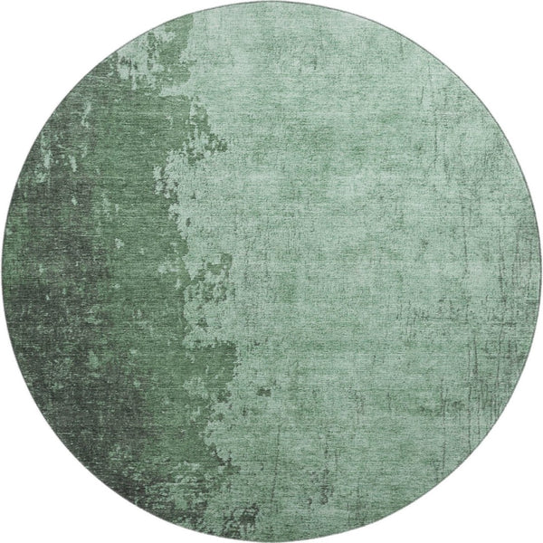 HomeRoots 8' X 10' Abstract Pale Aqua and Gray Area Rug - Washable, UV-Protected, Durable for Home & Patio 707855