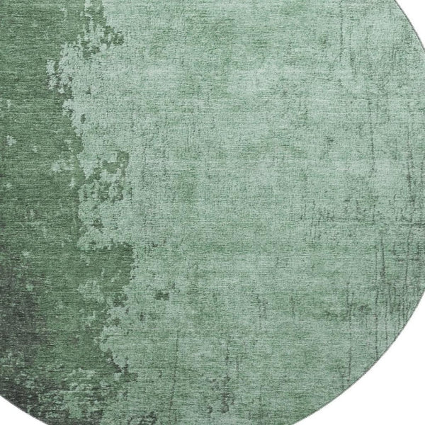 HomeRoots 8' X 10' Abstract Pale Aqua and Gray Area Rug - Washable, UV-Protected, Durable for Home & Patio 707855