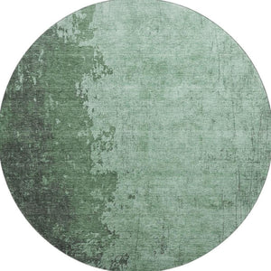 HomeRoots 8' X 10' Abstract Pale Aqua and Gray Area Rug - Washable, UV-Protected, Durable for Home & Patio 707855