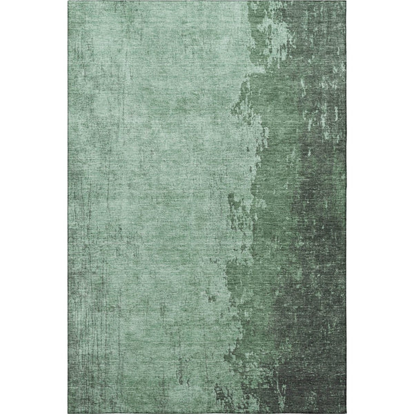 HomeRoots 9' X 12' Pale Aqua and Gray Abstract Area Rug - Stylish, Washable, UV-Protected for Busy Homes 707856