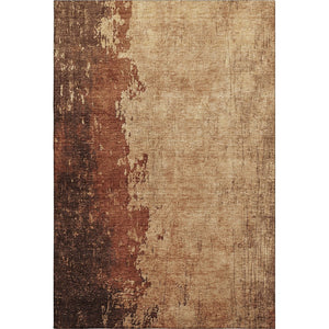 HomeRoots 9' X 12' Tan And Beige Abstract Area Rug - Durable, Washable, Stain-Resistant with UV Protection 707862