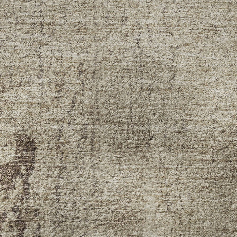 HomeRoots 5' X 8' Stylish Taupe and Beige Abstract Washable Area Rug with UV Protection for Everyday Life 707865