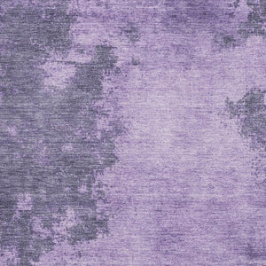 HomeRoots 5' X 8' Modern Purple & Lavender Abstract Washable Area Rug with UV Protection for Busy Homes 707889