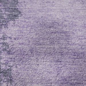 HomeRoots 8' X 10' Vibrant Purple & Lavender Abstract Area Rug - Washable, UV Protected, Stain Resistant Design 707891