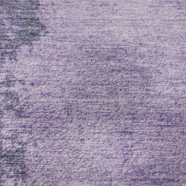 HomeRoots 8' X 10' Vibrant Purple & Lavender Abstract Area Rug - Washable, UV Protected, Stain Resistant Design 707891