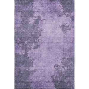 HomeRoots 9' X 12' Purple & Lavender Abstract Area Rug - Washable, UV-Protected, Stain-Resistant, Durable Design 707892