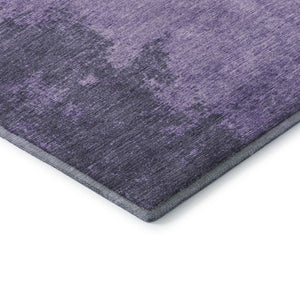 HomeRoots 9' X 12' Purple & Lavender Abstract Area Rug - Washable, UV-Protected, Stain-Resistant, Durable Design 707892