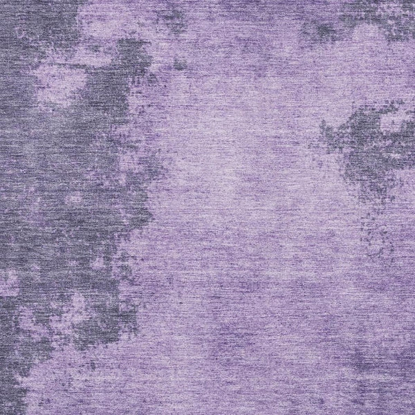 HomeRoots 9' X 12' Purple & Lavender Abstract Area Rug - Washable, UV-Protected, Stain-Resistant, Durable Design 707892