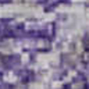 HomeRoots 5' X 8' Abstract Washable Area Rug in Purple, Green & Ivory - UV Protected, Stain Resistant, Stylish! 707913
