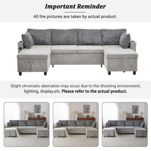 English Elm Swivel Barrel Accent Chair Chenille Tufted Round Club Seat for Living Room Lounge Grey N719S002230E