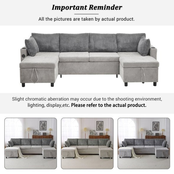 English Elm Swivel Barrel Accent Chair Chenille Tufted Round Club Seat for Living Room Lounge Grey N719S002230E