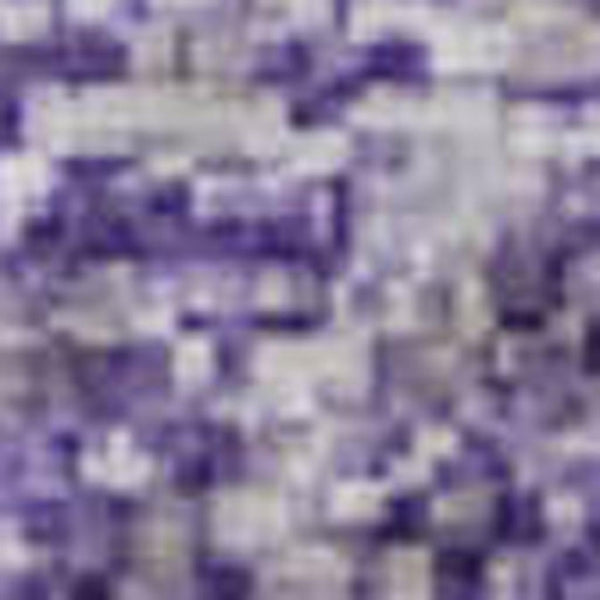 HomeRoots 8' Abstract Purple, Green & Ivory Washable Round Rug with UV Protection - Stylish & Durable Accent Piece 707914