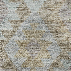 HomeRoots 8' X 10' Washable Khaki & Ivory Tribal Area Rug – Durable, Stain-Resistant & UV Protected for Busy Homes 707939