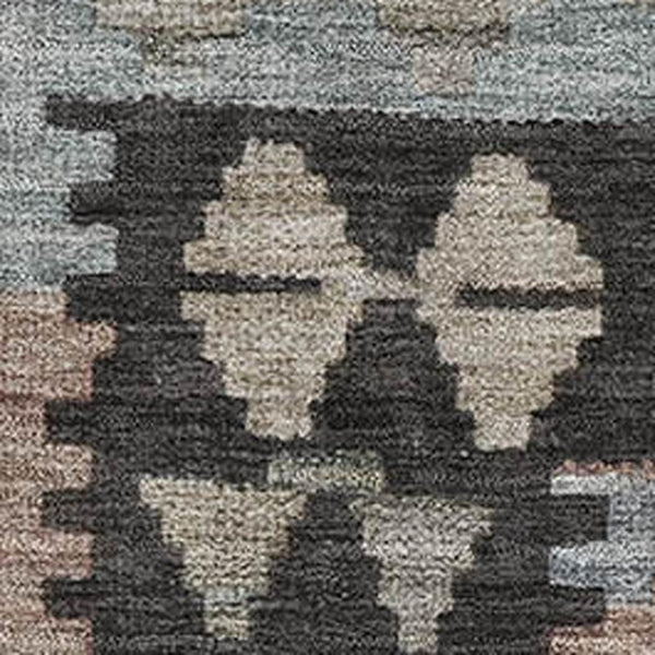 HomeRoots 10' X 14' Stylish Taupe & Charcoal Tribal Area Rug with UV Protection – Durable, Washable, & Stain-Resistant! 707983