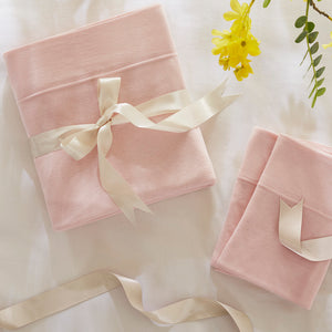 JLA Home Intelligent Design - All Season Sheet Set with Jersey Knit Cotton Blend — Breathable, Stretchy Comfort for Year-Round Use Blush ID20-2464