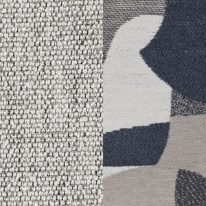 English Elm Mingle Textured Light Grey Bouclé Sofa with Flared Arms, Boxed Cushions & Tall Tapered Legs B062P342728