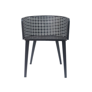 English Elm Christopher Knight Home® - Milan Outdoor Dining Chair Set of 2 — Rust-Resistant Iron Patio Chairs with Durable Weatherproof Design Black N775P229940B