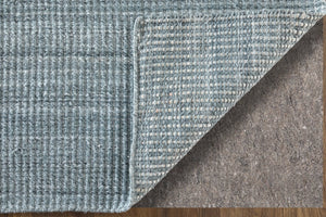 Feizy Rugs Limerick Hand Woven Pet Rug With Cozy Ribbed Texture For Modern Contemporary Spaces And Design Blue,Gray Pet T37t8022blugryp00