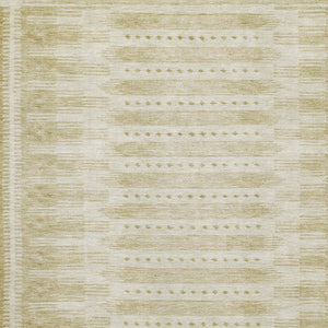 HomeRoots 10' Gold and Beige Geometric Area Rug - Washable, UV-Protected, Durable for Homes with Kids & Pets 708019